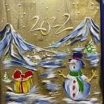 Peinture vitrine déco Noel-2