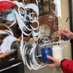 Peinture vitrine déco Noel_2812