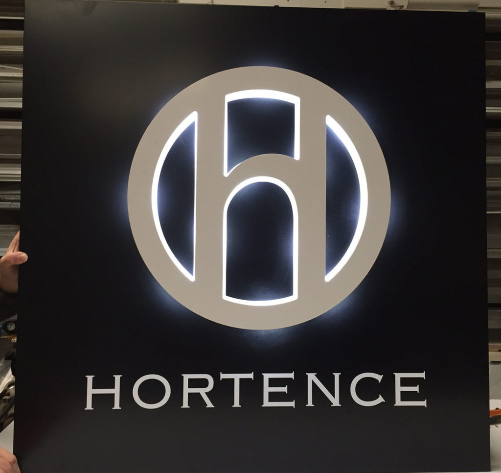 caisson rétroéclairé hortence hazebrouck