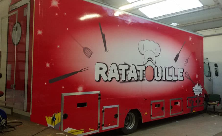 covering camion food truck