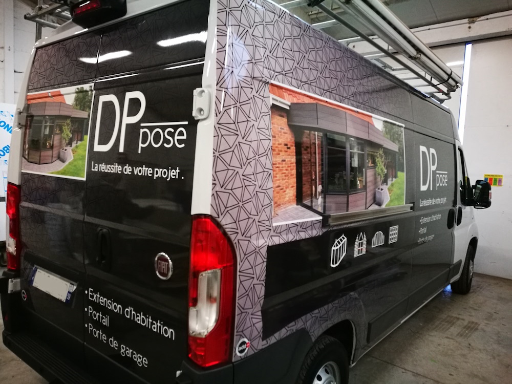 total covering camion dp pose habitation