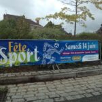 bâche évènement sportif fête des sports Hazebrouck