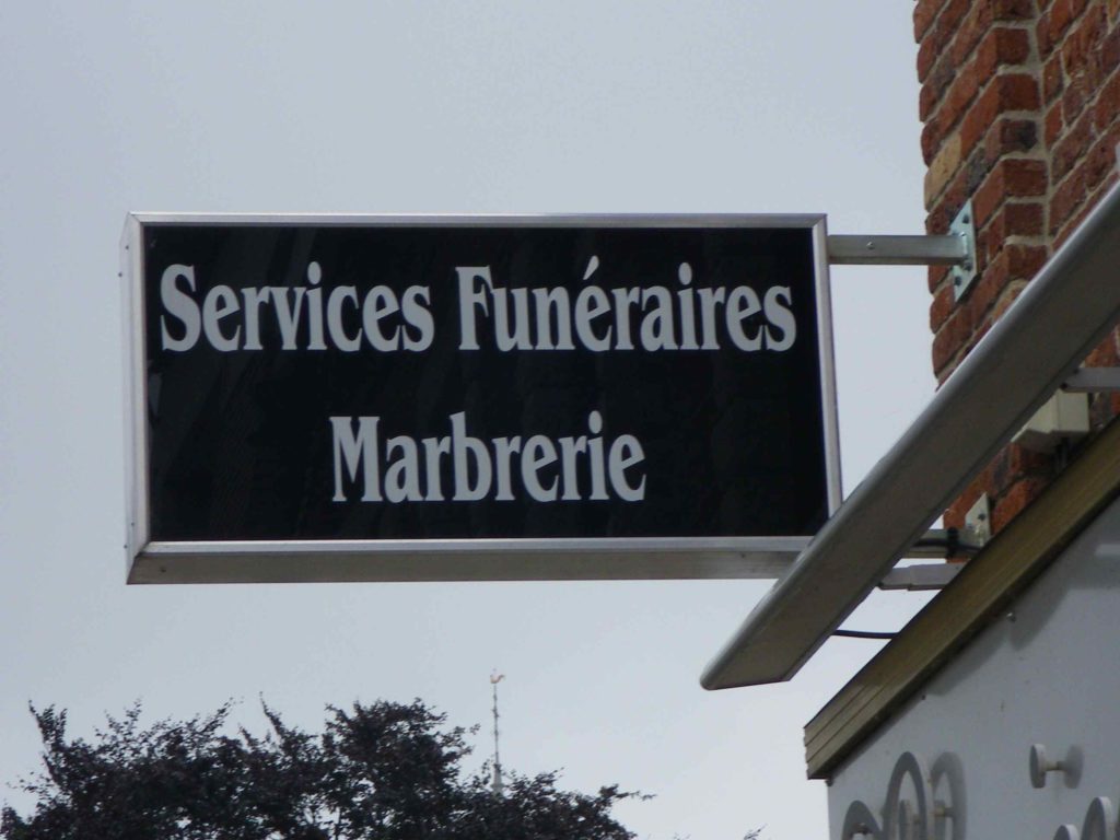 caisson services funéraires marbrerie