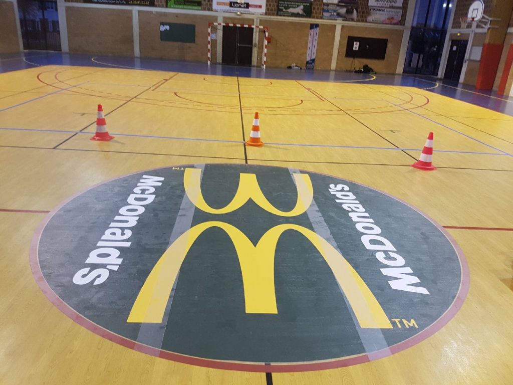 signalétique de sol macdo