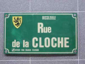 plaque de rue Bissezeele