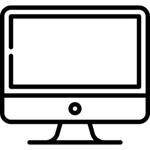 pictogramme computer enseigne publicitaire