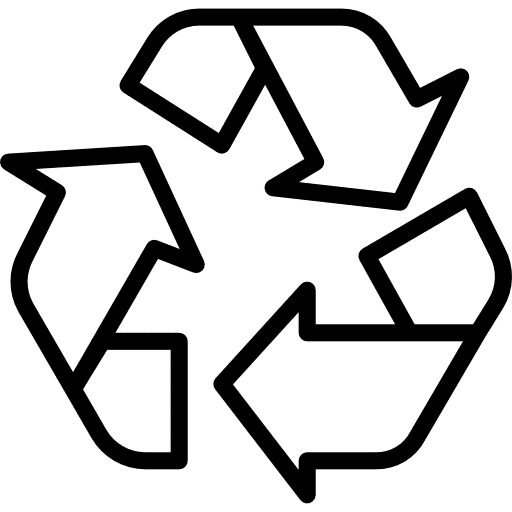 pictogramme recyclage enseigne publicitaire