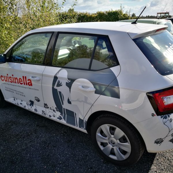 voiture-cuisinella lettrage véhicule cuisinella